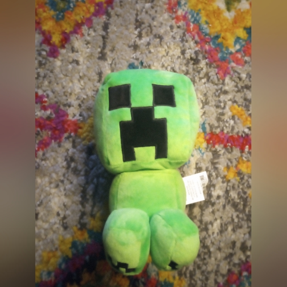 Minecraft Plush Piggy Bank